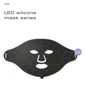 China Factory Wholesale Model E49 LED Silicone Facial Mask: Private Label 7-Wavelength Beauty Device Supplier